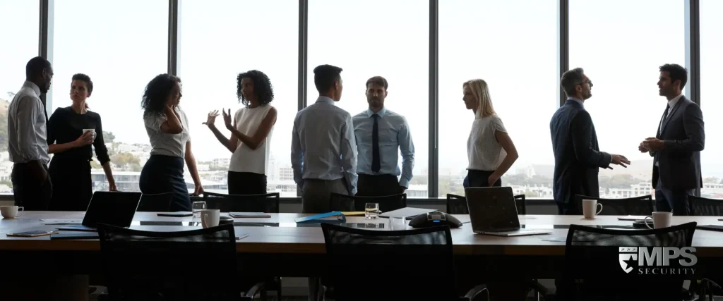 Corporate executive protection boardroom - MPS Security & Protection